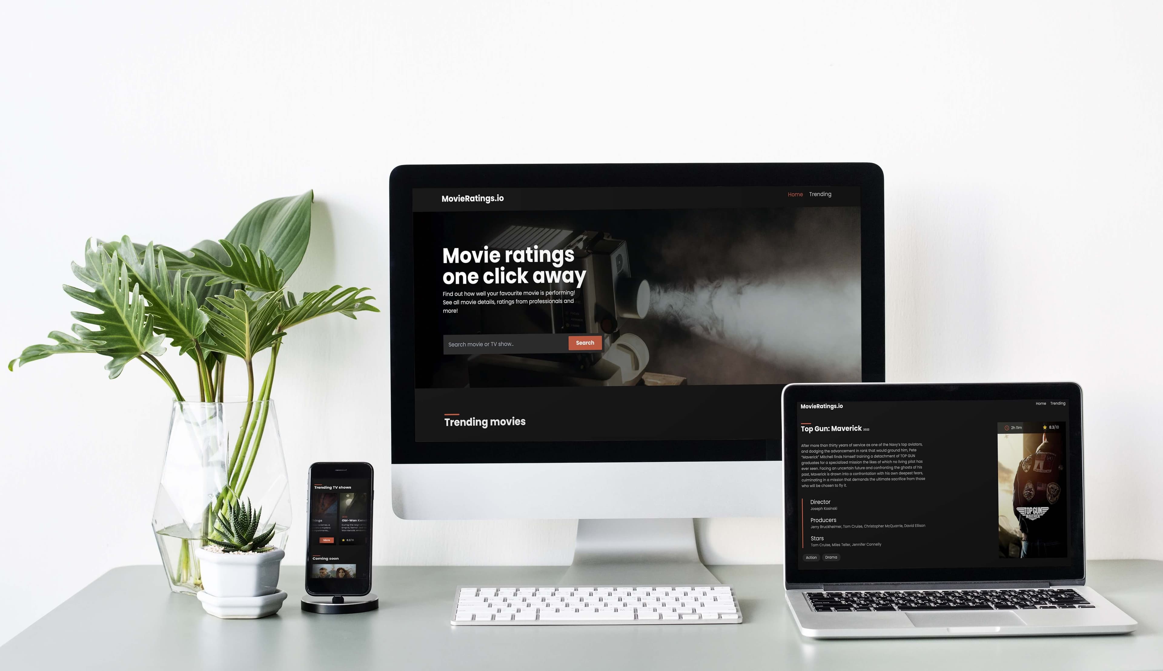MovieRatings.io web application
